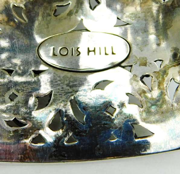 Fabulous Lois Hill 3 5/8 IN Sterling Filigree Cuff