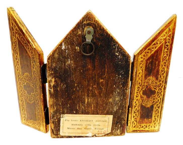 Vintage Italian Florentine Triptych