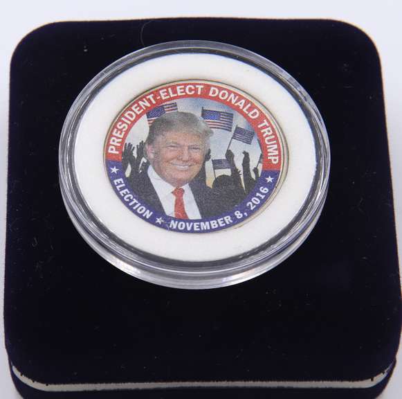President Elect Donald Trump on US Half Dollar