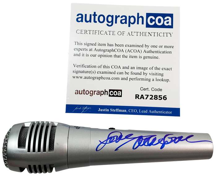 Beach Boys Mike Love Autographed Signed Microphone ACOA