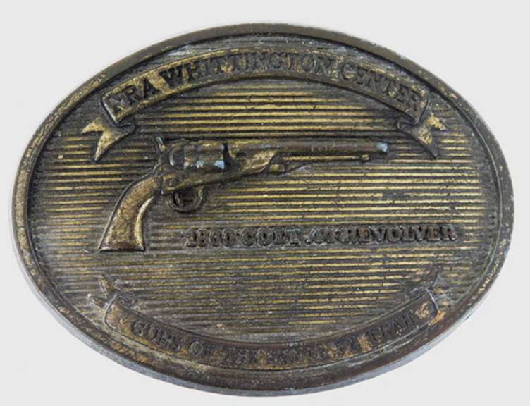 NRA 1860 Colt .44 Revolver Belt Buckle