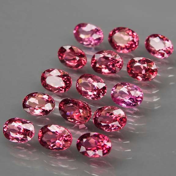 Remarkable 10.08ct violet pink Rhodolite Garnet set