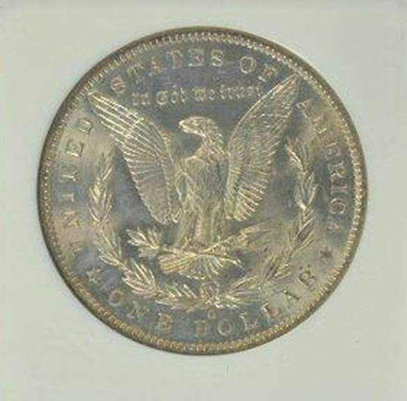 Beautiful Gem BU 1884-O Morgan Silver Dollar. NGC MS65