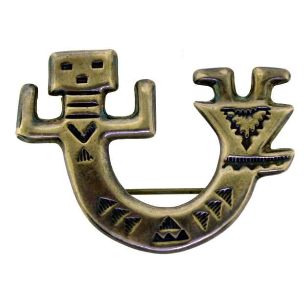 Vintage Sterling Silver Yei Bei Chi Pin