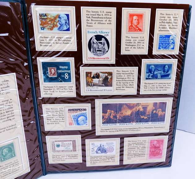 Ben Franklin 100 Year Stamp Folio
