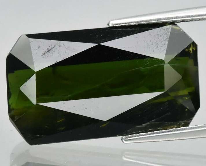 Sultry 11.04ct untreated dark green Tourmaline