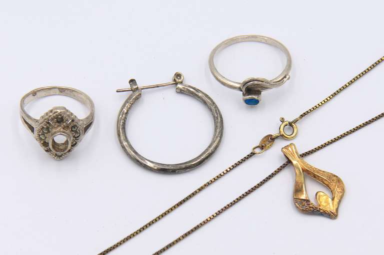 Lot of Vintage Sterling Silver Jewelry