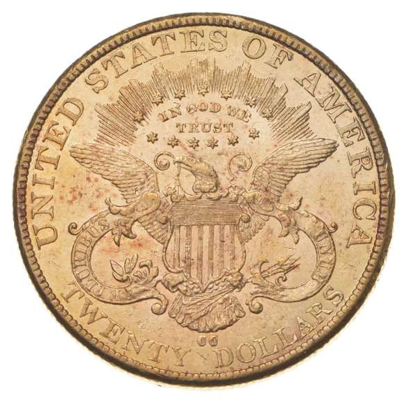 1892-CC Liberty Head Gold Double Eagle