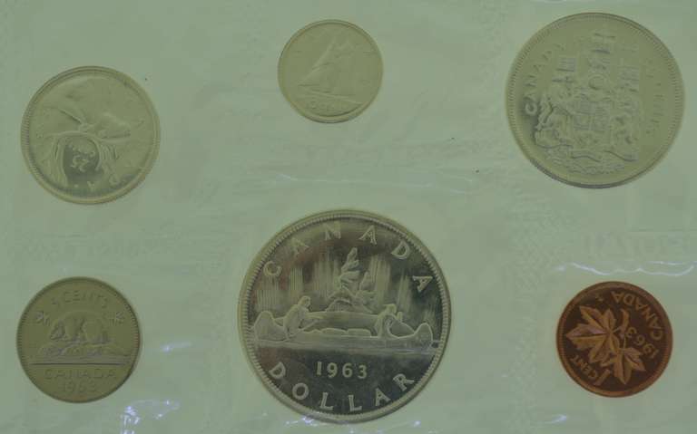 1963 Royal Canadian 1.11 oz Silver Proof Set