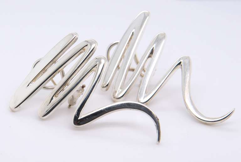 Tiffany & Co Paloma Picasso Scribble Earrings