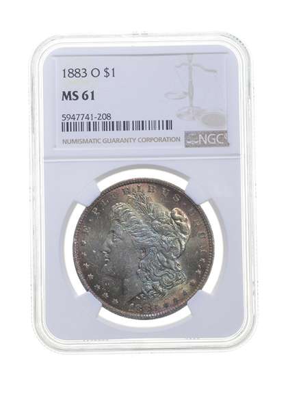 MS61 1883-O Morgan Silver Dollar - Graded NGC
