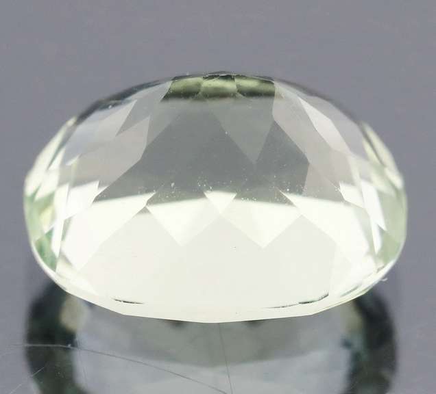 Brilliant 6.24ct natural platinum green Amethyst