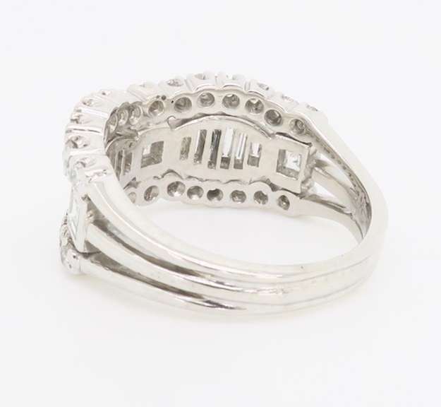 Platinum Art Deco Diamond Ring