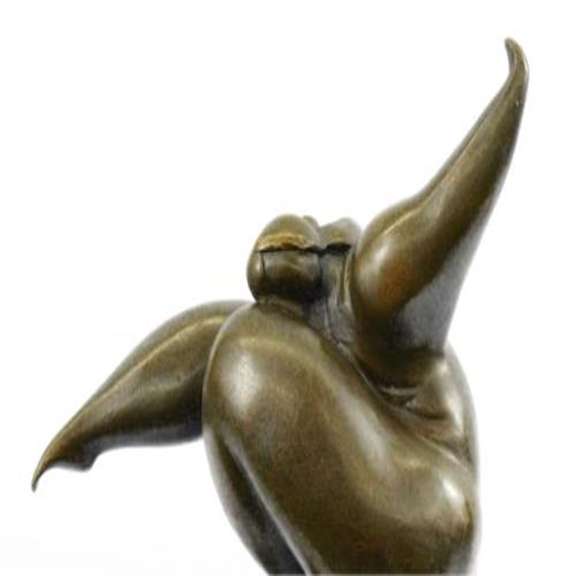 Modern Art Cast Bronze Statue