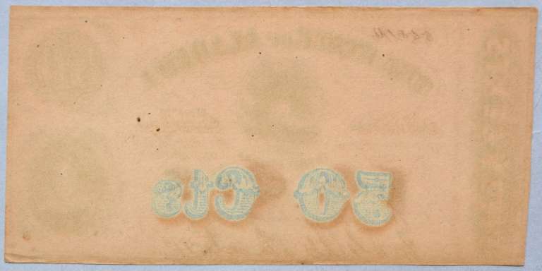 50 Cent Jan 1 1863 State Of Alabama Note