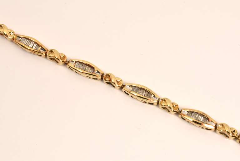 Sweet Daimond Baguette Bracelet