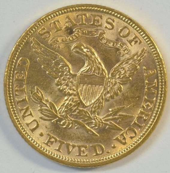 Ultra-fresh choice BU 1898 US $5 Liberty Gold Piece