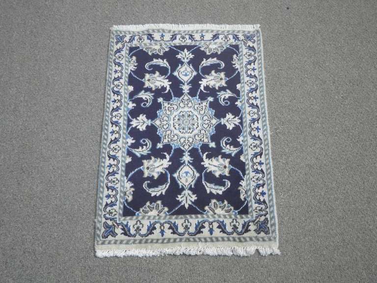 Authentic Part Silk Persian Nain 2.8x2
