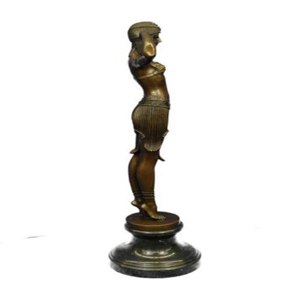 Skilled Romanian Dancer Bronze Sculpture