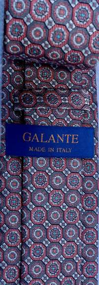 Fine Quality Italian Hand Made Silk Tie By Galante