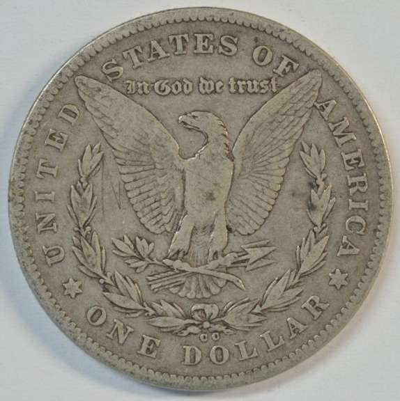 Key date 1878-CC Morgan Silver Dollar. Nice circ