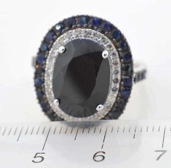 Fabulous Sapphire & Diamond Cocktail Ring