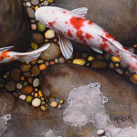 Terry Gilecki, "In Stark Contrast" Limited Edition on Gallery Wrapped Canvas, Numbered 4/95 and Hand Signed with Letter of Authenticity.