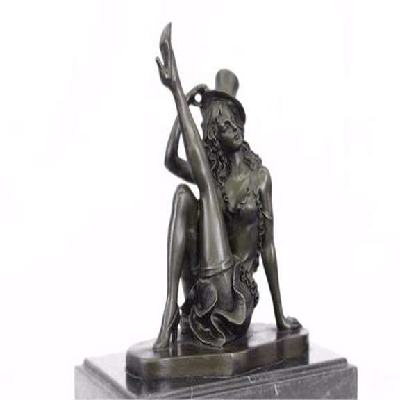 Jazz Dancer Dance Bronze Figurine Sculpture