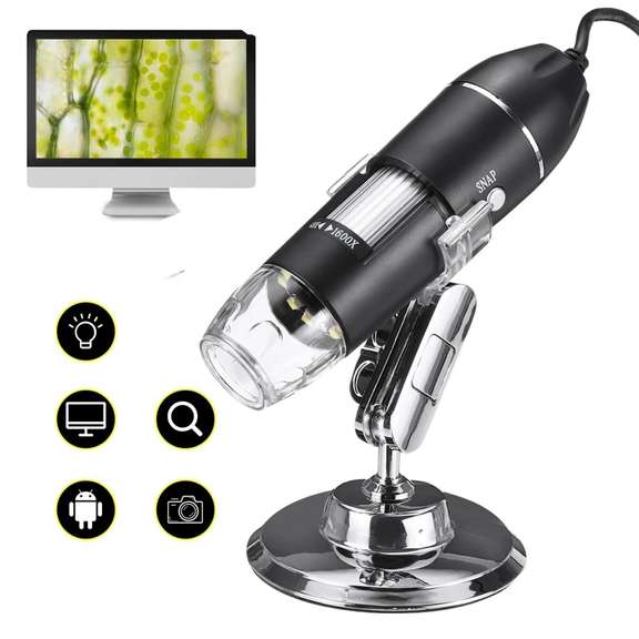 1600X 2MP Handheld Digital Microscope Magnifier Camera