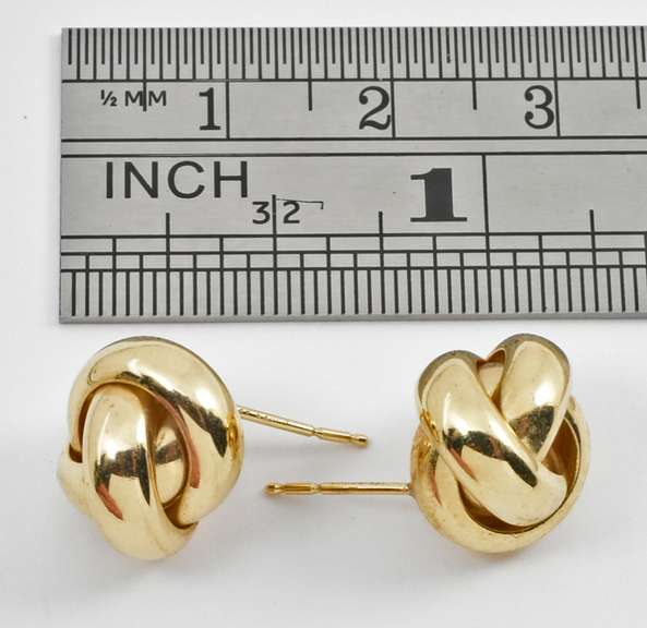 Sparkling Knot Earrings