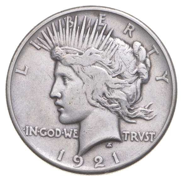 1921 Peace Silver Dollar