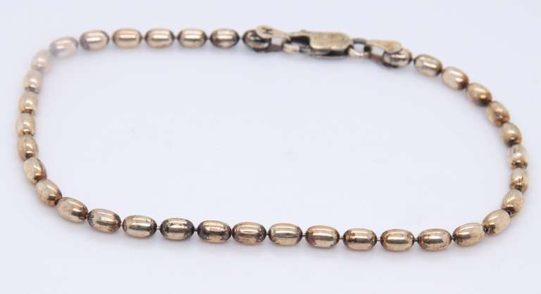 Vintage Italian Sterling Silver Bracelet