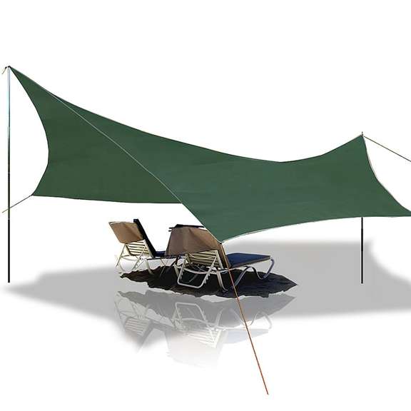 275x275CM Camping Tarp 420D Oxford Cloth Sunshade