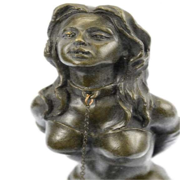 Bondage Girl Bronze Sculpture