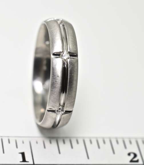 Exquisite Platinum and Diamond Band by Verragio