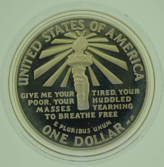 1986-S U.S. Liberty Ellis Island One Dollar Coin