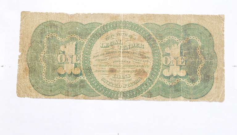 1862 $1.00 United States National Bank Note