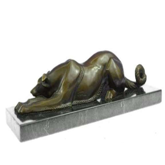 Loving Greyhound Dog Bronze Sculpture