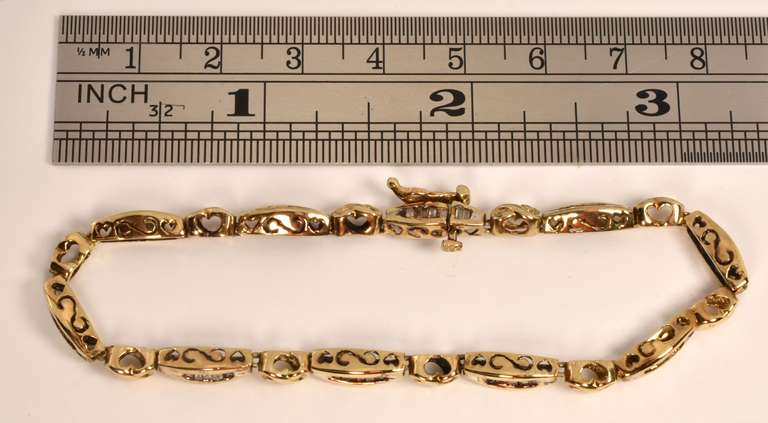 Sweet Daimond Baguette Bracelet