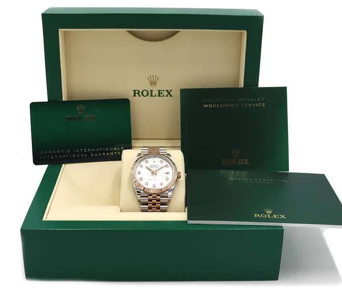 Rolex Datejust Mid Size 34mm 18kt Rose Gold Watch
