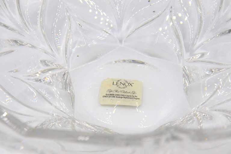 Lenox Large Crystal Clear Salad Bowl