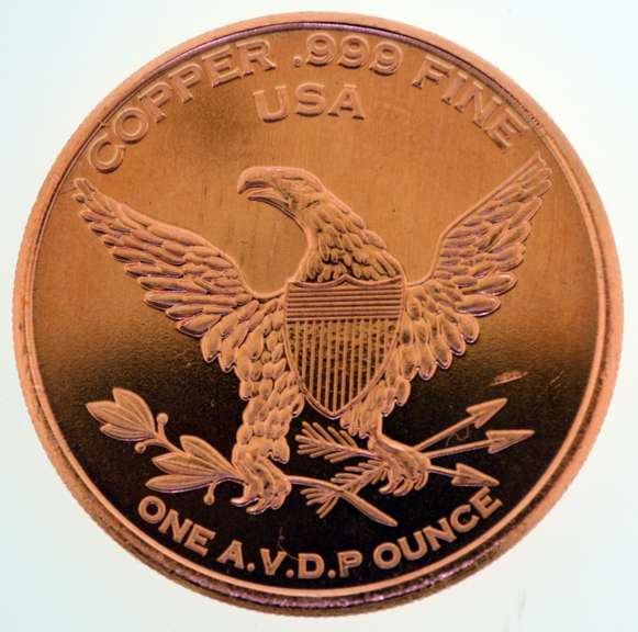 Barber Half 1 oz Copper Round