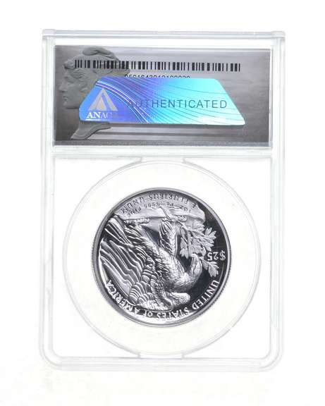 PR70 DCAM 2018-W $25 American Palladium Eagle - Graded ANACS