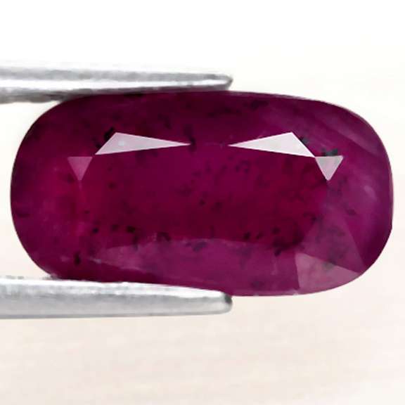 Stunning violet red 2.99ct unheated Ruby