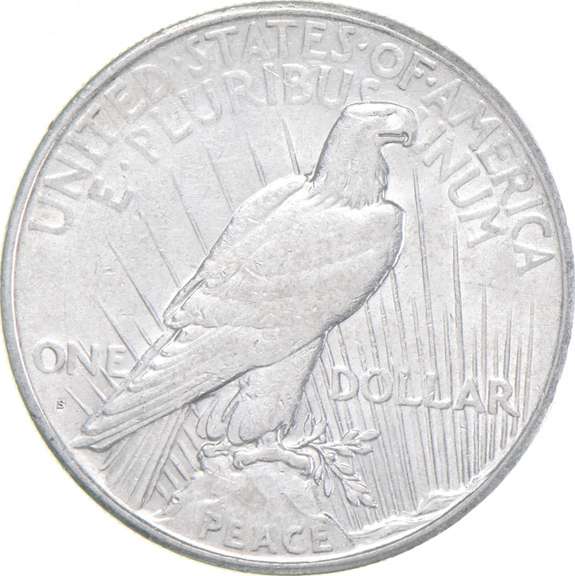1925-S Peace Silver Dollar