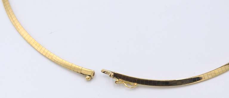 Fantastic 18kt Yellow Gold Omega Necklace