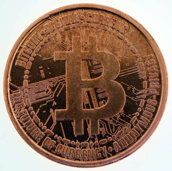 Bitcoin 1 oz .999 Fine Copper Round