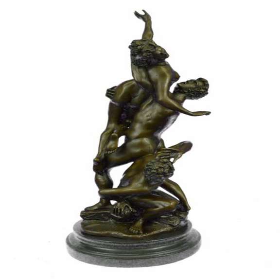 Rape of the Sabine Women Bronze Sculpture