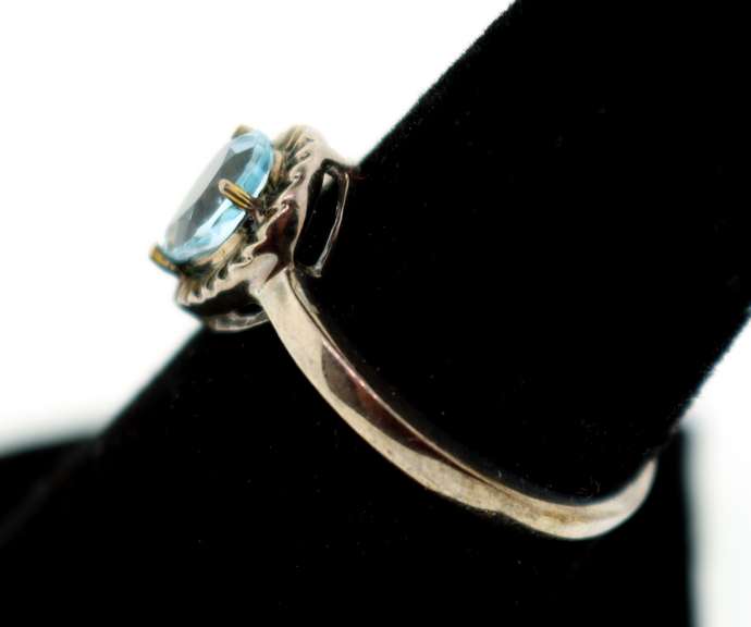 LeVian Sterling and Topaz Ring