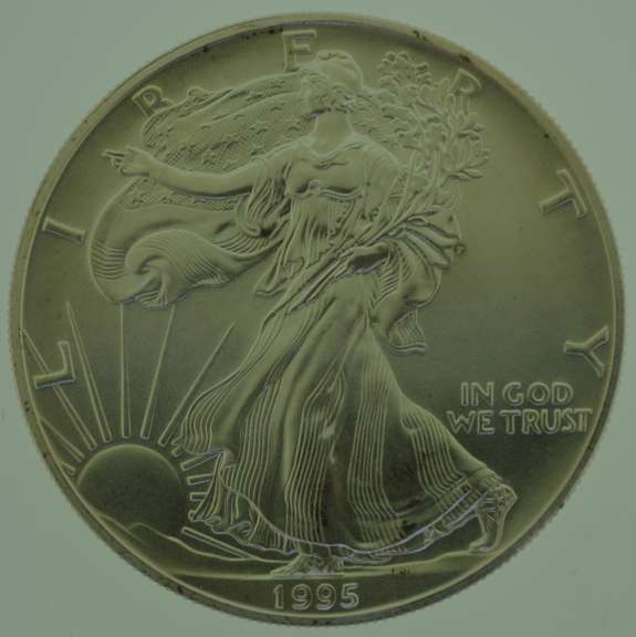 1995 1 oz American Silver Dollar Eagle $1